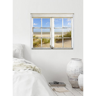 Wandtattoo Window Crosswise Dunes