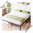  Metal Bed Frame with Mattress Gaskets, Platform Design, Under-Bed Storage, Heavy Duty, Easy Assembly-1127144591-1126028771