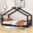 Esenler Wooden House Platform Bed with Headboard-378276633-385241268