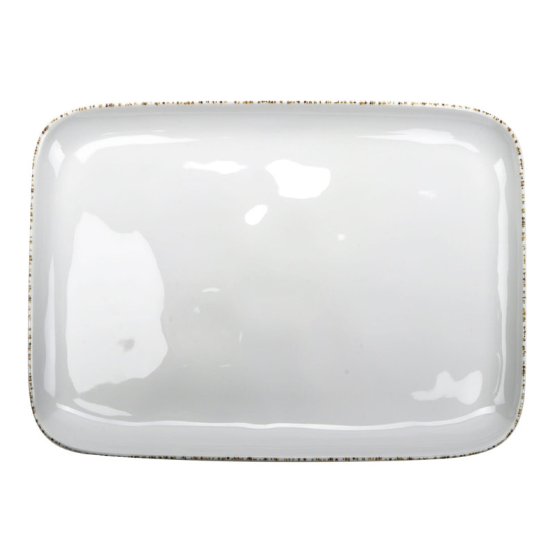 CS-1412-UM – 14" X 11.5" Melamine, Irregular Rectangular Platter, G.E.T. Urban Mill