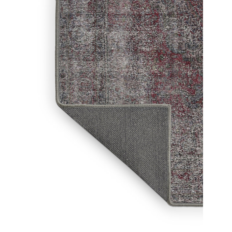 Tapis oriental gris / rouge, Rectangle 5 pi x 7 pi