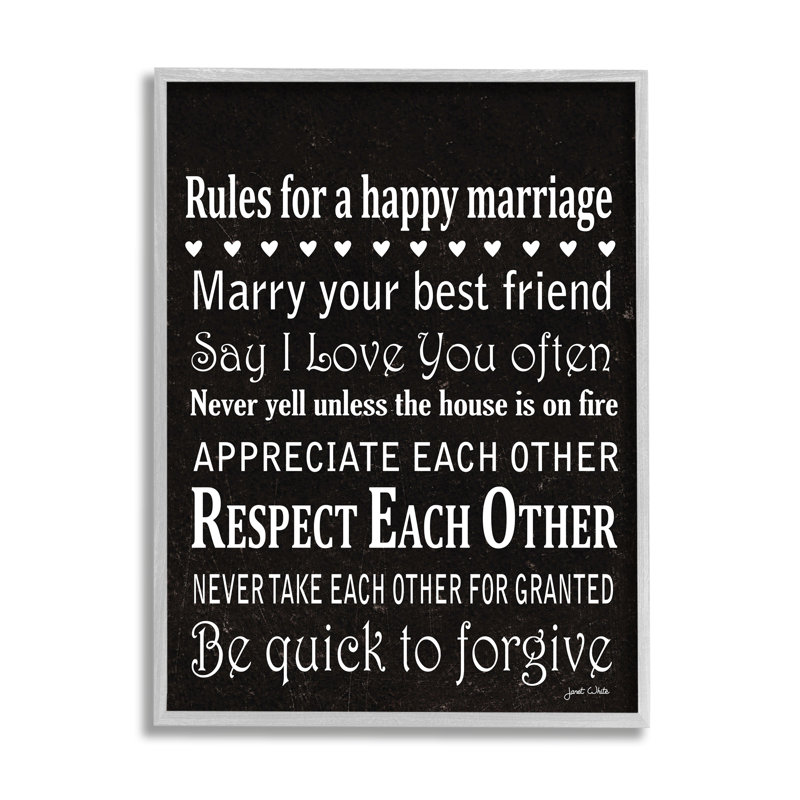 Motivation, mariage heureux cmw-001, art mural personnalisé, Oui, Estampe numérique Farmhouse, H 20 po x l 16 po