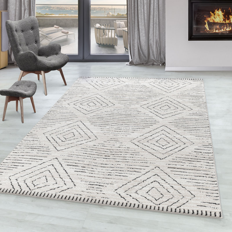 Simmerman Flatweave Area Rug, Rectangle 240 x 340cm