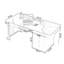 Bureau moderne et simple à tiroir-908543002