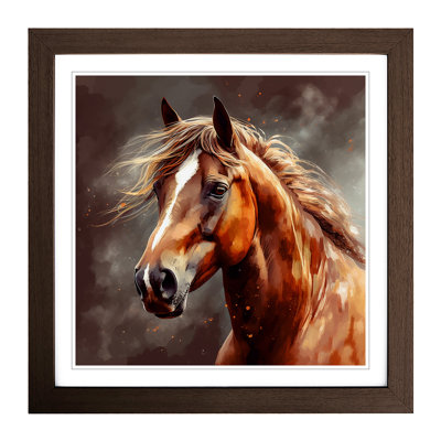 Horse Digital Art No.1 - Framed Print