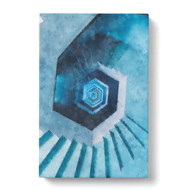 Endless Staircase - Wrapped Canvas Painting, 76cm H x 50cm W x 3cm D