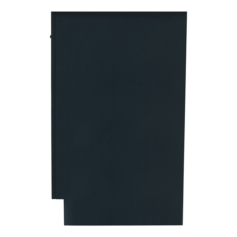 60" Single Sink Bathroom Vanity, Midnight Blue, Matte Black