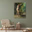 «The Young Bather» par Gustave Courbet - Art mural sur toile tendue avec châssis-1353773117