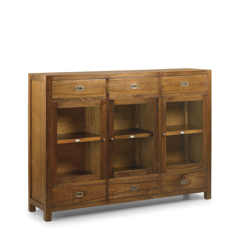 Guildhall 3 Door 6 Drawer Highboard
