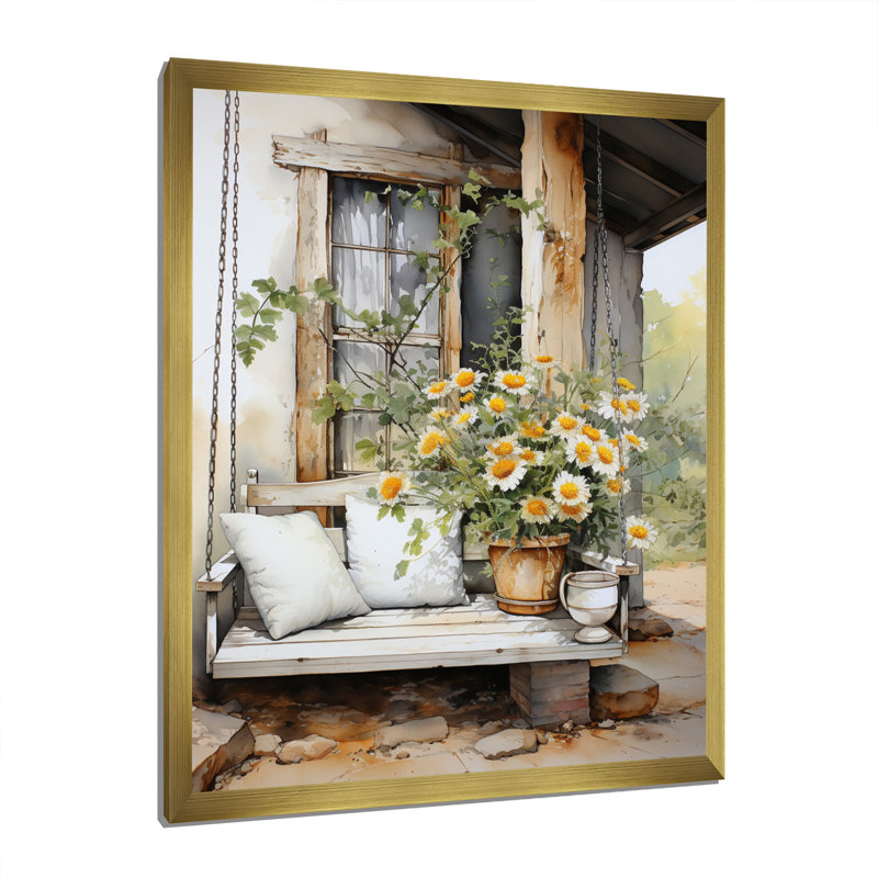 Verlis Farmhouse Gentle Breeze III, Or, H 32 po x l 24 po x P 1 po