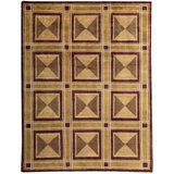Hand-Knotted High-Quality Red Area Rug