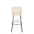 Arabelle Swivel Upholstered Counter Stool with Metal Frame