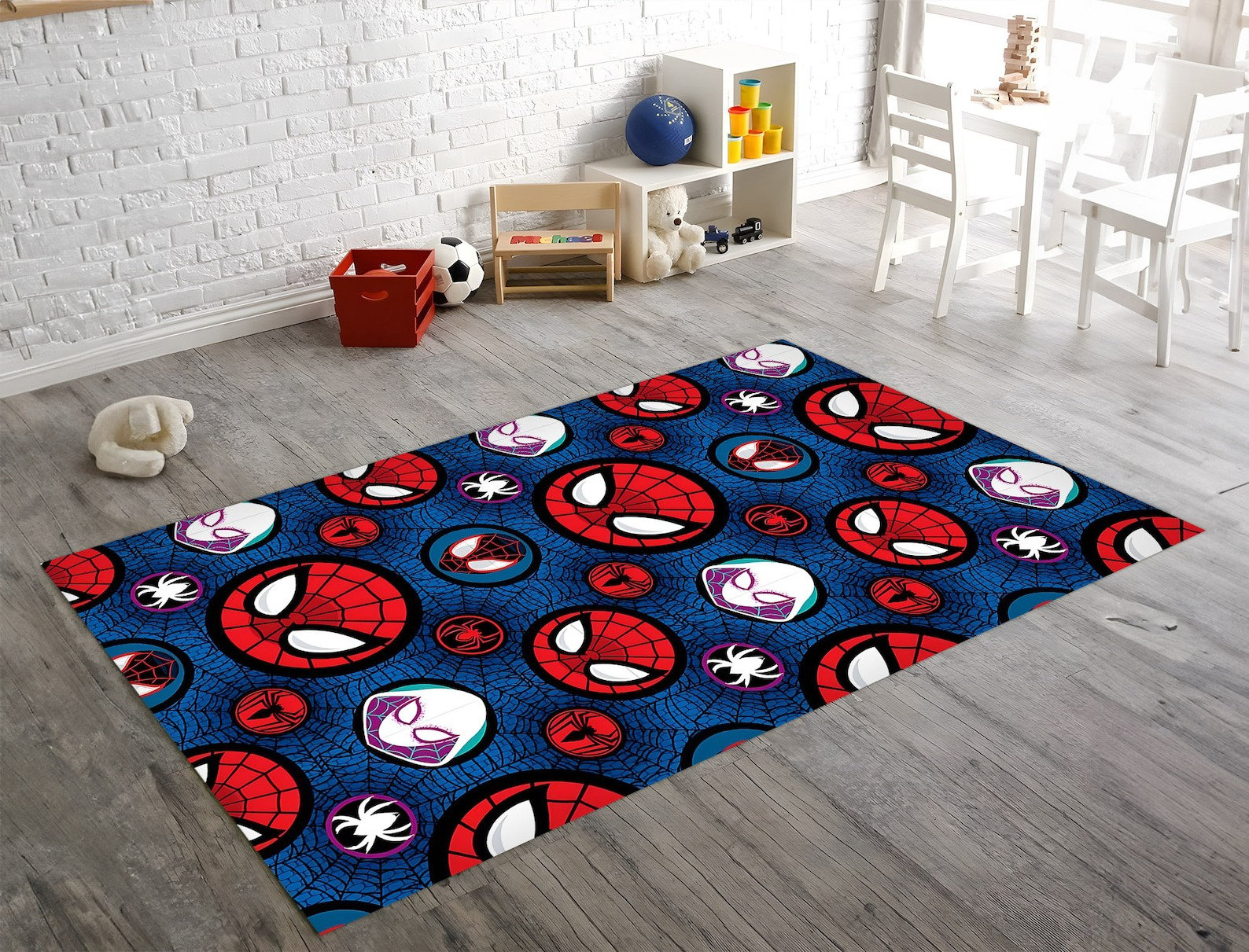 TeexCorp Spiderman Rug, Spider Man Rug, Kids Room Decor, For Childs ...