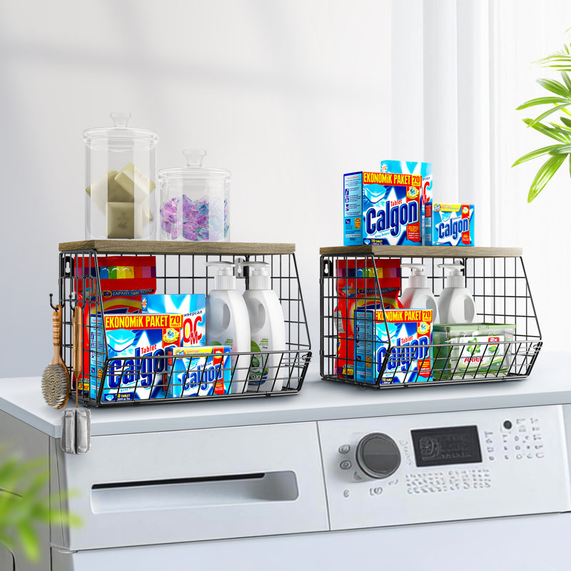 Cataliyah Wall Organizer with Wall Baskets