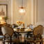 1‑Light Tubular Glass Pendant - Height‑Adjustable E27 Ceiling Hanging Lamp for Kitchen Island Dining Room-272664454