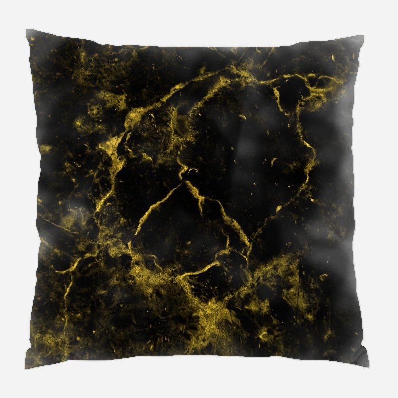 Coussin décoratif Hephzibah, Microsuède, Intérieur