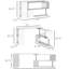 Bureau pivotant moderne de 140 cm (55 po), poste de travail en L avec 3 rangements, blanc, gain de place pour chambre ou salon, meuble de bureau blanc pour chambre ou bureau