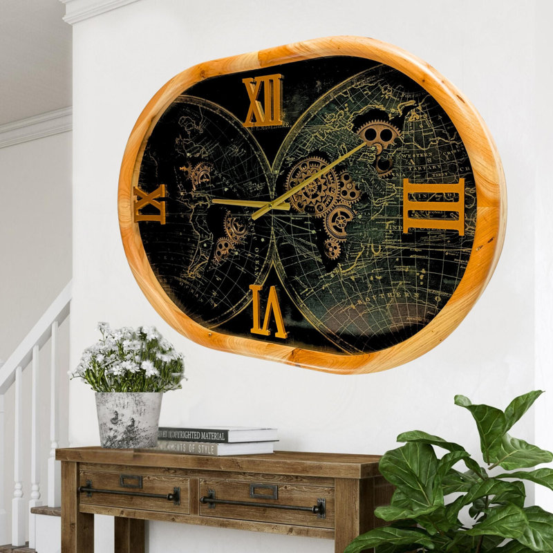 Solid Wood Wall Clock