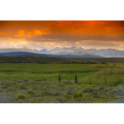 Rocky Mountain Evening - Wrapped Canvas Photograph