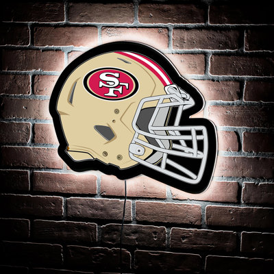 NFL LED Helmet Shaped Lighted Wall Sign