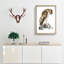 Horned Owl by John Edward Gray - Picture Frame Painting Print-55763786-55763791