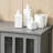 Sideboard Buffet, Storage Cabinet, Gray Cabinet