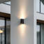 UltraBeam 10 Watt Black Up and Down Outdoor LED Wall Light - 860 Lumen