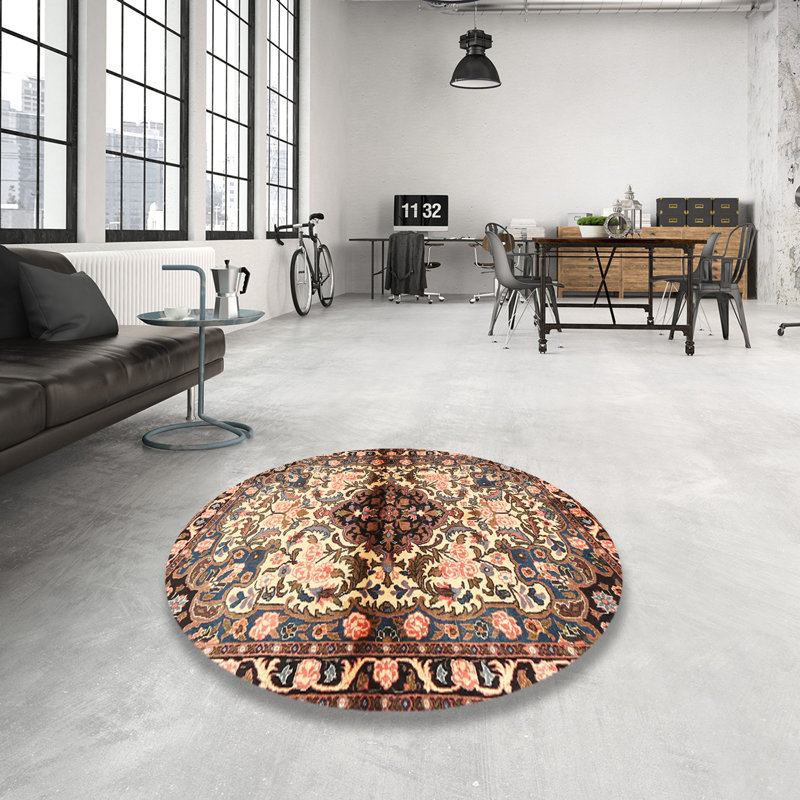 Tayyibah Oriental Indoor Rug, Round 6'