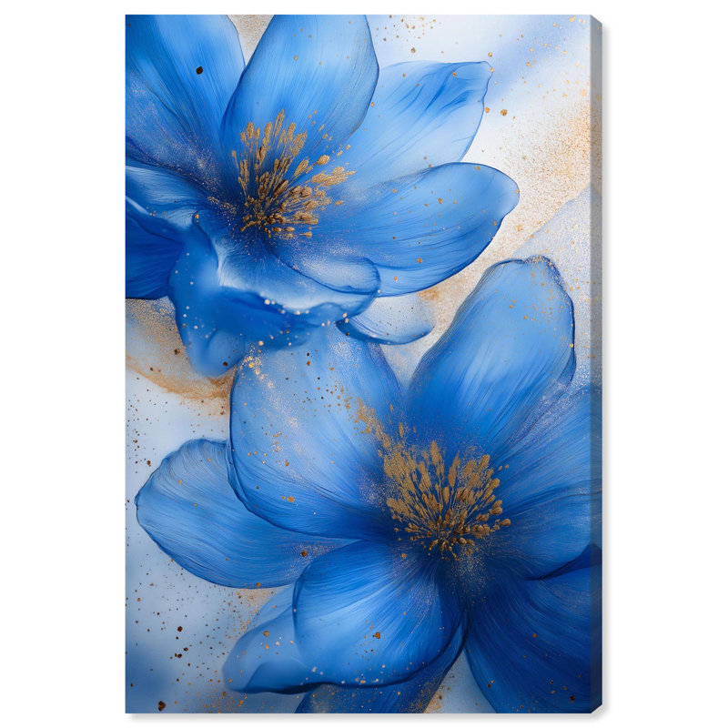 «Twilight Teal Tint II», art mural sur toile par , H 15 po x l 10 po, Toile tendue