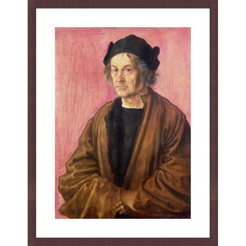 «Albrecht Durer's Father» par Albrecht Dürer, impression giclée sur cadre, H 29,5 po x l 22,81 po