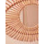 Beneduce Rattan Flat Wall Mirror