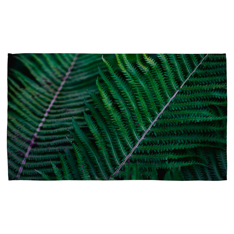 Dsean Floral Waffle Tea Towel Kitchen Towel