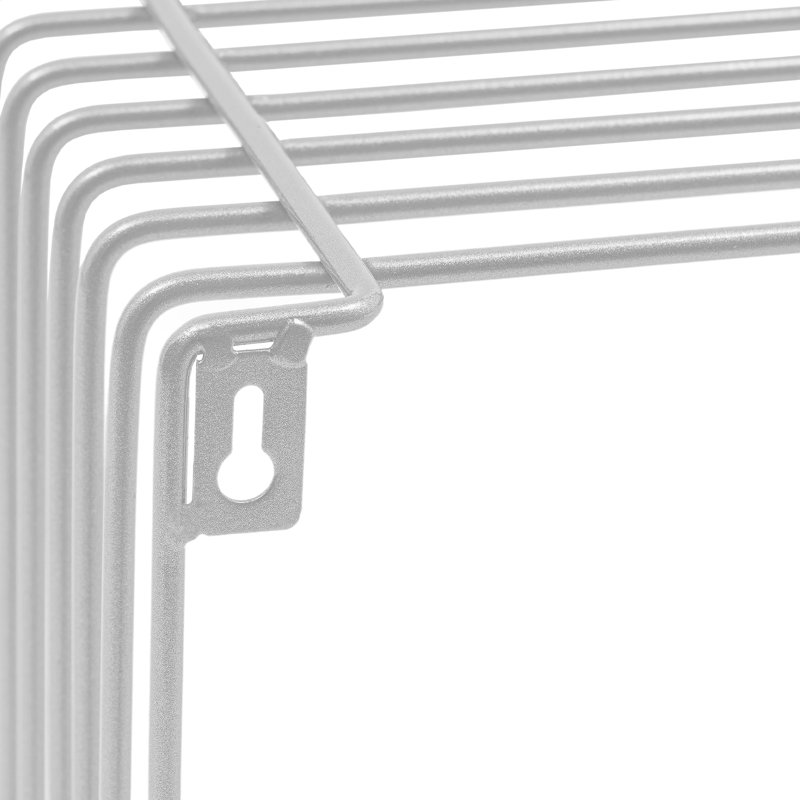 Table d'appoint, table d'appoint à géométrie carrée, table de bout linéaire en métal, tablette de bureau polyvalente en fer