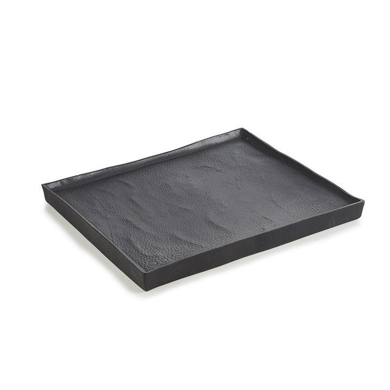 Solstice Rectangular Plate 21Cm, Black Moon