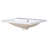 Wenty 18'' White Ceramic Rectangular Bathroom Sink