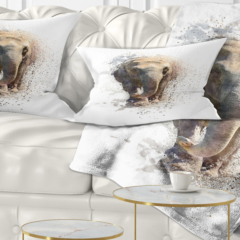 Coussin lombaire animal de grande éléphant