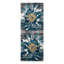 Crayton Machine Made Heatset Polypropylene Area Rugs  - Silver Blue Colour, Abstract Modern Design, Low Pile Machine Made Area Rugs for Living Room, Bed Room -27434985