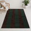Tapis intérieur / extérieur noir à carreaux-908419297