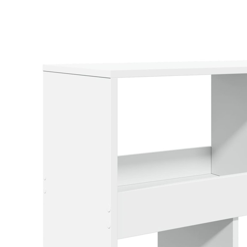 Angelinne 100cm W Bookcase, 187.5cm H x 100cm W x 33cm D, White
