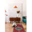 Tapis de couloir unique en laine style années 1990 de 3 pi 2 po x 10 pi 2 po Yursa
