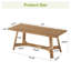 Solid Wood Computer Desk