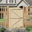 Arch Top Strong Garden Gate with Latch