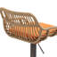 Ensemble de 2 tabourets de bar modernes pivotants avec repose-pieds pour cuisine-37784225