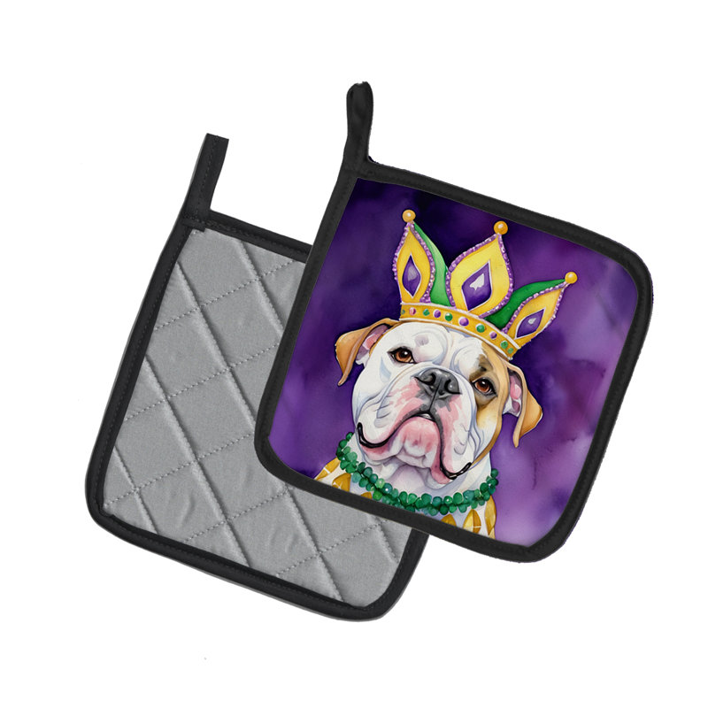 Paire de poignées American Bulldog King of Mardi Gras