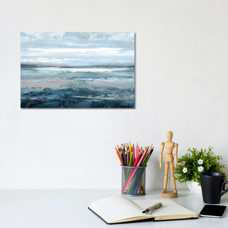 «Aqua In Motion» par Jake Messina - galerie - estampe numérique sur toile tendue, H 8 po x l 12 po x P 0,75 po, Toile tendue
