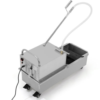 Deep Fryer Oil Filter: 58L Commercial Stainless Steel Fryer Oil Filter Cart