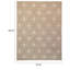 Tapis brun tissé à la main Reign-116589113