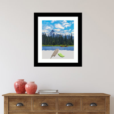 Cadre photo basique blanc en bois de base, cadre photo, cadre artistique