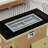 43" Propane Gas Fire Pit Table,60000 BTU Rectangular Open Weave Wicker Fire Pit with Glass Wind Guard for Outside Patio Deck Garden Backyard-150592027
