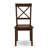 3 Piece Kitchen Table & Chairs Set Contains a Rectangle Dining Table with Butterfly Leaf and 2 Dining Room Chairs, Mahogany